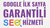 Google'da ilk sayfa garantili SEO Hizmeti
