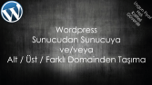 Wordpress Domain Taşıma