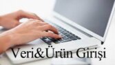 Ürün ve Veri Girişi