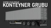 Konteyner Kılçık Damper Treyler Tasarımı