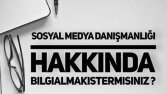 Sosyal Medya Danışmanlığı