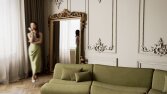 Modern Klasik Salon Tasarımı | 3d Modelleme ve Render
