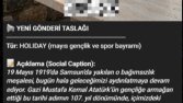Sosyal Medya Gönderi Üretme Otomasyonu