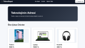 modern E-Ticaret Satış Sitesi -Web Geliştirme