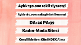Kadın-Moda Sitesinden Premium Tanıtım Yazısı Hizmeti