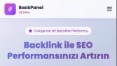 BackPanel Otomatik Backlink Kontrol, Takip ve Satış Yazılımı