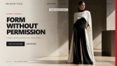  Maison Vale — İngilizce Moda Web Sitesi Konsepti