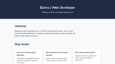 Kişisel Blog Web Sitesi (Demo Çalışması)