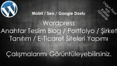 Wordpress Anahtar Teslim Website