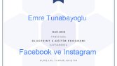 Facebook & İnstagram Yayınları