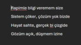 Örnek sözlerimden biri özgün ve derin