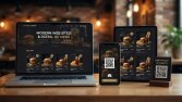 Modern Restoran ve Kafe Dijital QR Menü Arayüzü