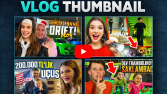 Youtube Vlog Thumbnail Tasarımı