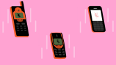 Telefonların Evrimi Vektörel Çalışma