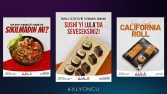 Yönettiğim restoran için reklam/post tasarımı