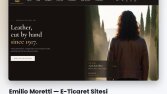 Emilio Moretti – Deri Ceket Markası için E-Ticaret Sitesi