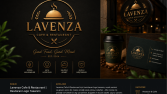 Lavenza Cafe | Premium Restoran & Kafe Logo Tasarımı 