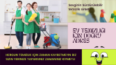 Temizlik hizmetleri için profesyonel örnek tasrım 
