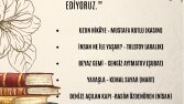 Kültürel Etkinlik ve Okuma Programı Afiş Tasarımı.