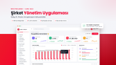 Şirket Yönetim Uygulaması – Satış, İK, Finans (SaaS)
