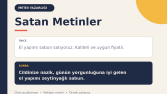Satış Getiren Ürün, Reklam ve Web Sitesi Metinleri