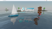 VR/AR destekli Uygar Teknoloji 3D Web Sitesi