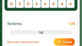 Palindrom Kelime Oyunu