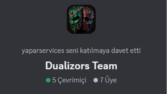 Dualizors Team - Topluluk Sunucusu