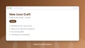 New Loco Craft – Shopify Deri Ürün E-Ticaret Sitesi