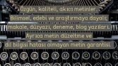 Edebi ve bilimsel makale, deneme, blog yazarlığı/ Redaksiyon