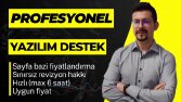 İsteğe göre her dilde kod yazabilir, sorunlarınızı çözerim