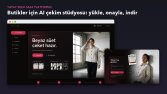 Butikler için yapay zeka çekim stüdyosu (SaaS)