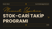 STOK-CARİ TAKİP PROGRAMI
