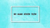 Burası Sizin İçin