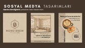 Mono Brew / Marka kimliğini yansıtan post&story tasarımı