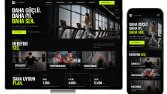 Fitness salonu spor salonu için web sitesi