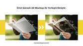 Kitap Kapağı 3D Mockup Ürün Giydirme