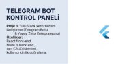 Yapay Zeka (GPT) Entegreli Telegram Botu ve Yönetim Paneli