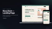 Konsept: Nova Dent Landing Page Tasarımı
