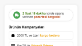E-Ticaret Sitenize Kampanya Barı Yazabilirim