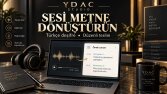 Türkçe Sesi Metine Dönüştürme