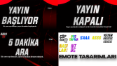 "iMOGTv" İçin Hazırlanan Twitch Tasarımları