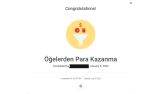 YouTube Sertifikalarım