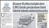 KUZEY KUTBUNDAKİ DEV LNG TANKI PROJESİ