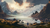 A background illustration