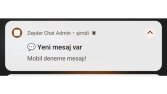 Zeyder Chat – Gerçek Zamanlı Destek Sistemi Mobil