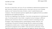 Cover Letter
