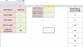 Excel İle Sayı Kombinasyonu Üretici