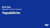 Website Arayüz Tasarımları