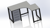 Konsept Masa Tasarımı | 3D Modelleme – SolidWorks